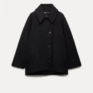 Zara | Jackets & Coats | Zara Manteco Cropped Coat | Poshmark